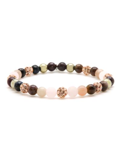 Spiral Lorena XS Elastic (rosegold crystal)