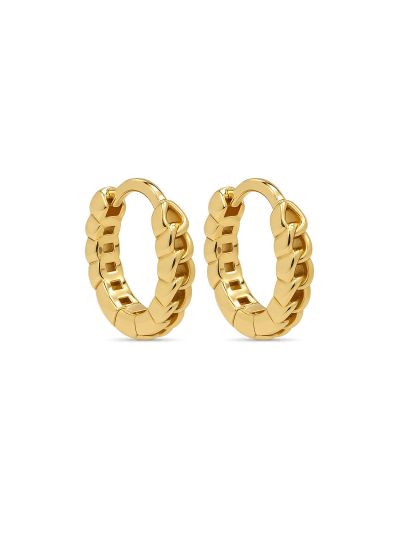 Plain Hinged Hoops ELIF 12MM 