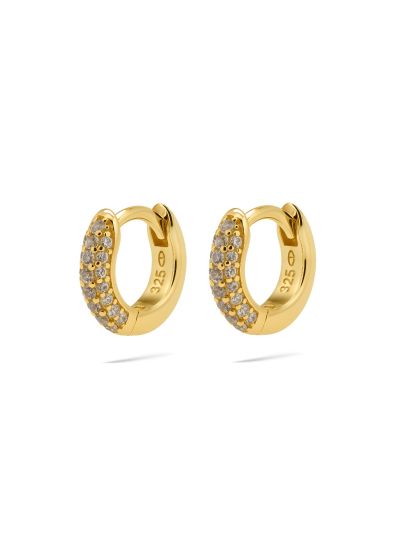 Hinged Hoops Bibi Zirconia 12MM
