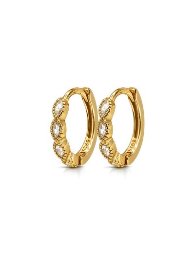 Hinged Hoops Isabeau 13MM