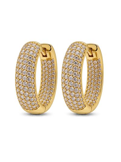 Hinged Hoops Felice Zirconia 19MM