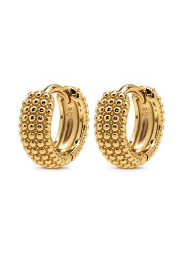 Hinged Hoops NAILE Dots 12MM 