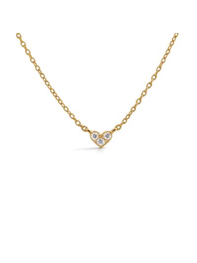 Necklace Anaïs Zirconia Heart