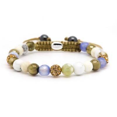 Spiral Blue Bubble XS (gold crystal)