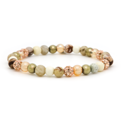 Spiral Nova XS Elastic (rose gold crystal)