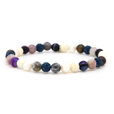 Spiral Louise XS Elastic (blue crystal)