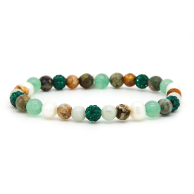 Spiral Evie XS Elastic (green crystal)