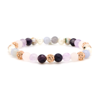 Spiral CELESTE XS Elastic (rosegold crystal)