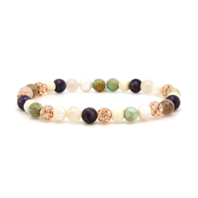 Spiral ROSELYN XS Elastic (rosegold crystal)