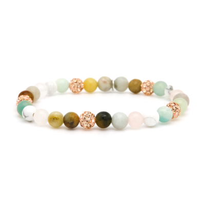 Spiral PHOEBE XS Elastic (rosegold crystal)