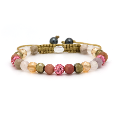 Spiral BLOSSOM XS (pink crystal)