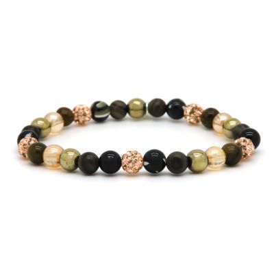 Spiral NINA XS Elastic (rosegold crystal)