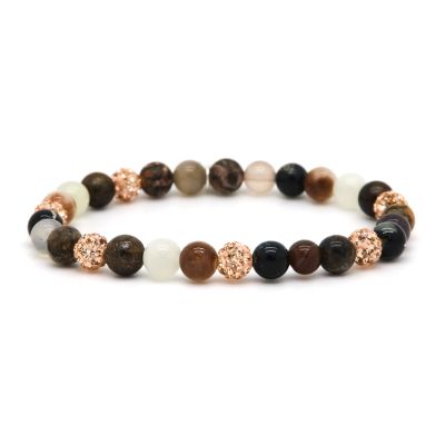 Spiral LYNA XS Elastic (rosegold crystal)