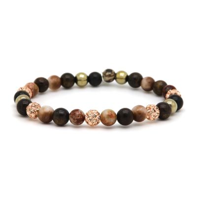 Spiral LILOU XS Elastic (rosegold crystal)