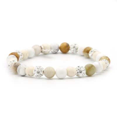 Spiral Vanilla Ice Cream XS Elastic (white crystal)