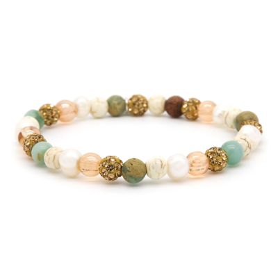 Spiral Clover XS elastic (gold crystal)