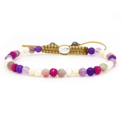 Spiral Julia XXS (fuchsia crystal)