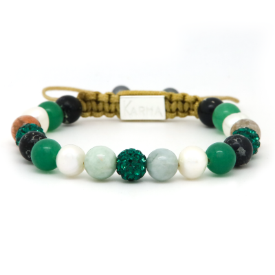 Spiral Evie M (green crystal)