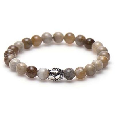 BROWN SUGAR silver buddha 8MM