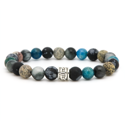 ATLANTIC Silver Bead 8MM