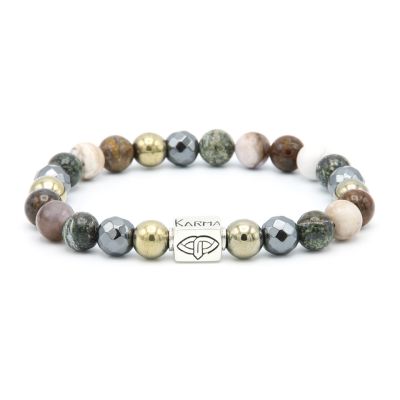 Downfall Silver Logo Hexagon