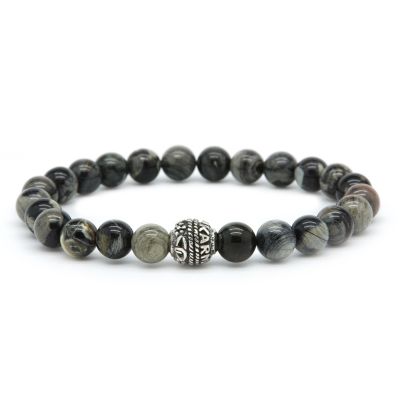 AXEL Round Silver Bead 8MM