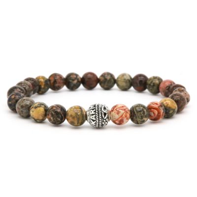 LIAM Silver Logo Bead 8MM