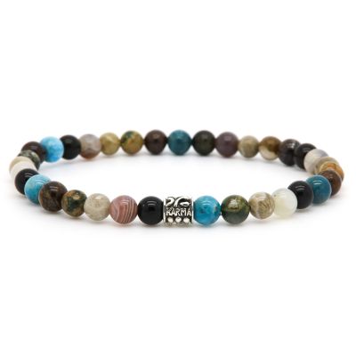 Cascade Silver Logo Bead 6MM