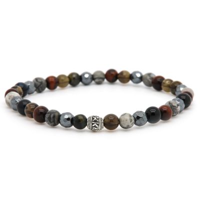 Chevalier Silver Logo Bead 6MM