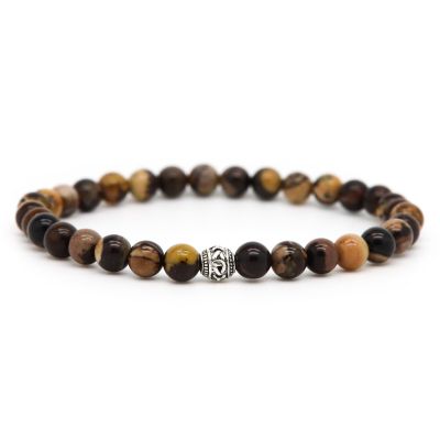 Maurice Silver Logo Bead 6MM