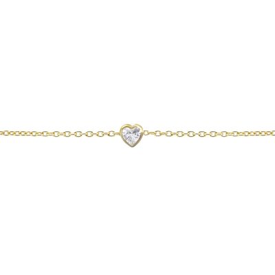 Bracelet Zirconia Heart