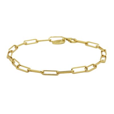 Bracelet Plain Round Square Chain