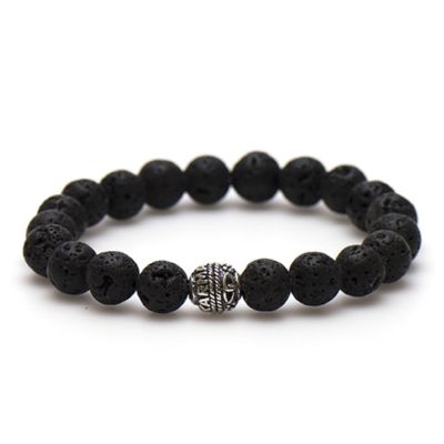 The Rock Silver Bead 10MM