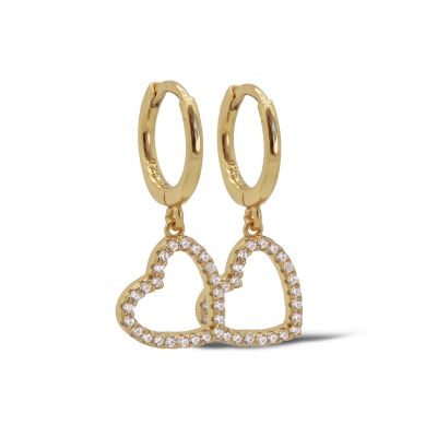 Hinged Hoops ROSIE HEART