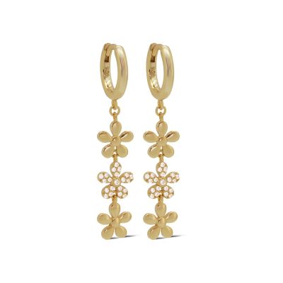 Hinged Hoops DESIE Flower