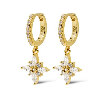 Hinged Hoops Zirconia Morningstar BIJOU