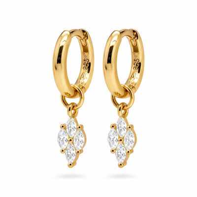 Hinged Hoops Evi Zirconia