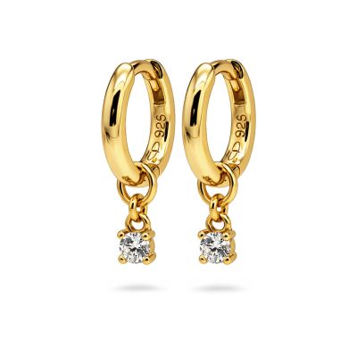 Hinged Hoops Lyra Zirconia