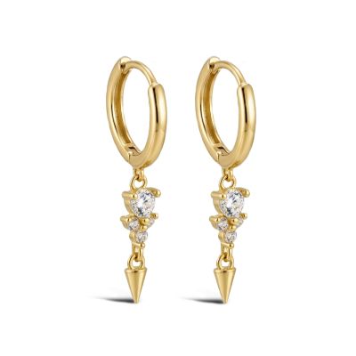 Hinged Hoops Soreya Zirconia