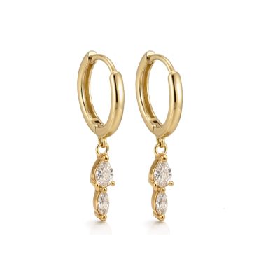 Hinged Hoops Avani Zirconia