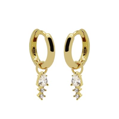 Hinged Hoops Duo Drop