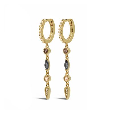 Hinged Hoops LIZZY GREY