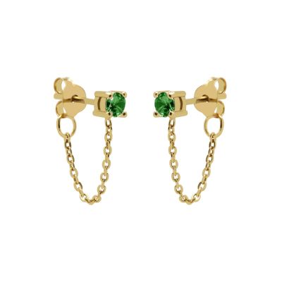 Chain Single EMERALD Green Zirconia