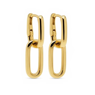Hinged Hoops Gwen Double Plain