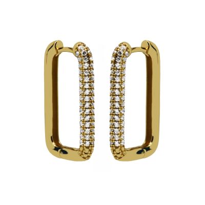 Zirconia Hinged Hoops ICONIC