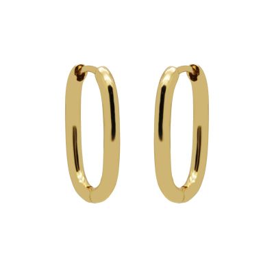 Plain Hinged Hoops Big Square