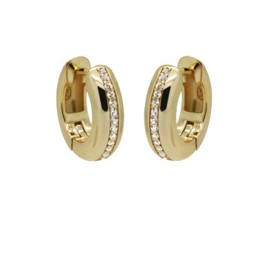 Hinged Hoops Plain ELLINOR 10MM