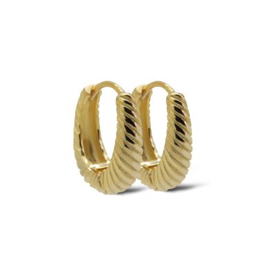 Hinged Hoops FLORA Twist
