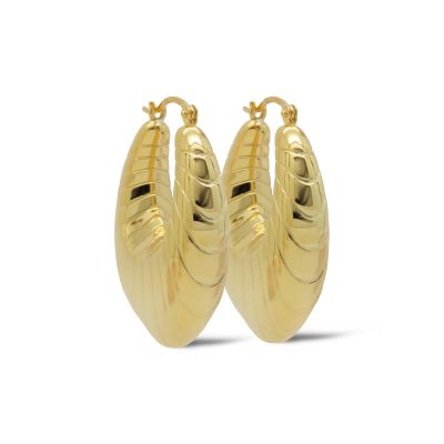 Plain Hoops OAKLYN Silver 35MM