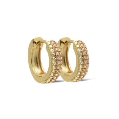 Hinged Hoops IVY Champagne